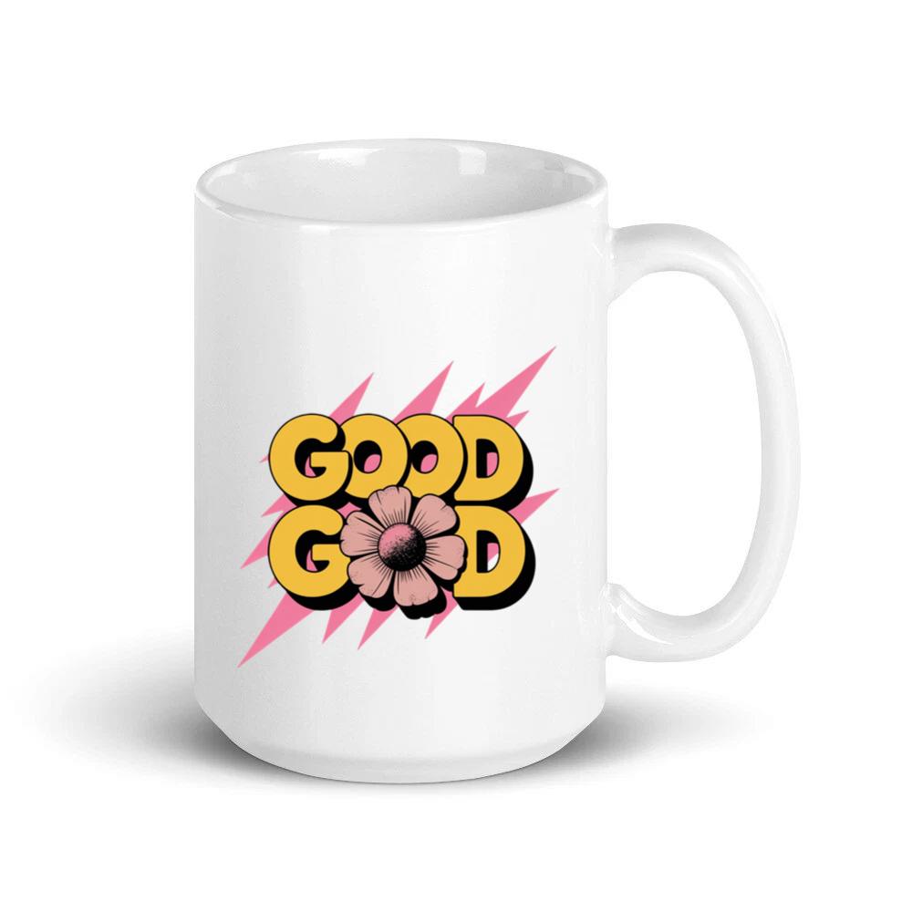 Good Good Retro Bold Text Graphic Mug