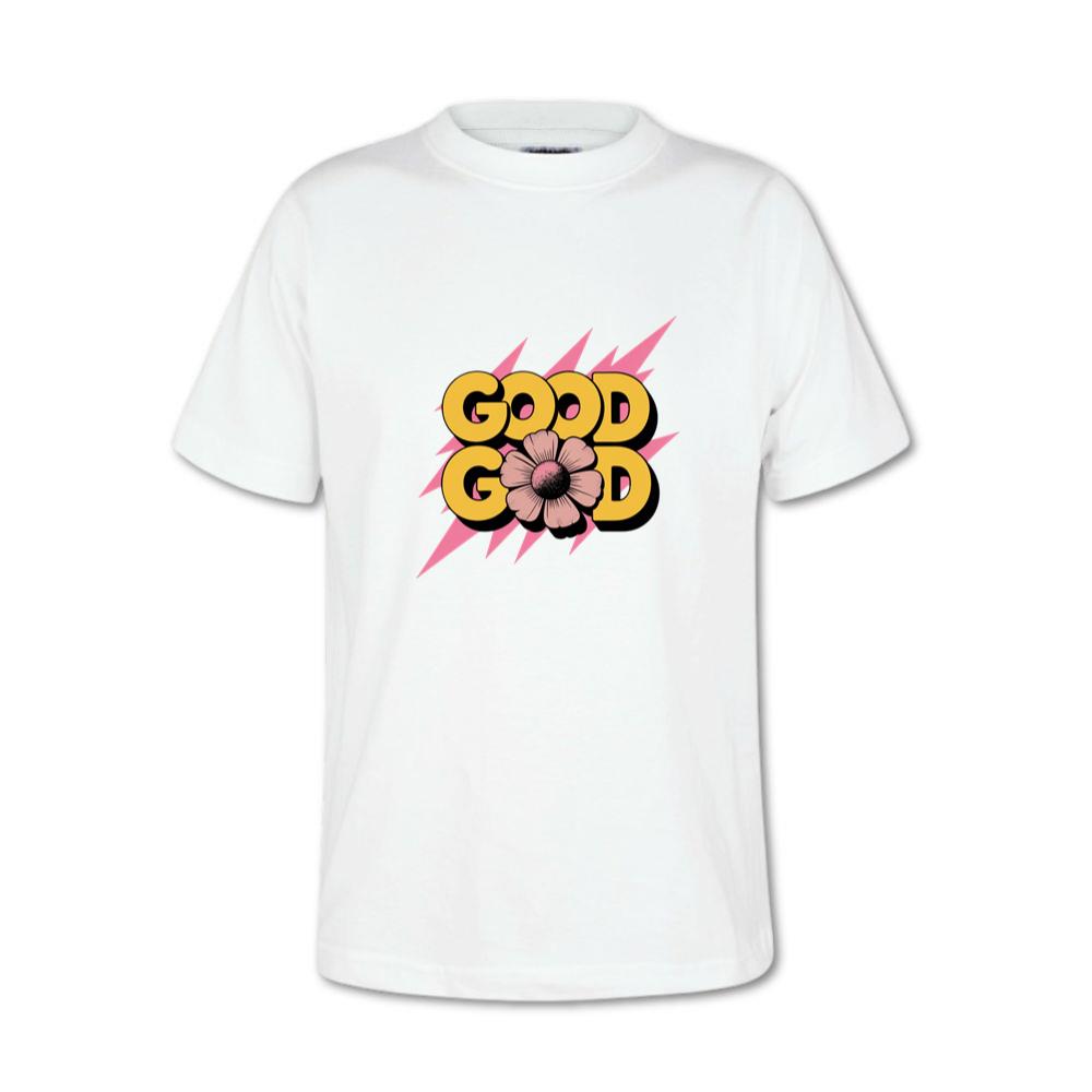 Good Good Retro Bold Text Graphic T-Shirt