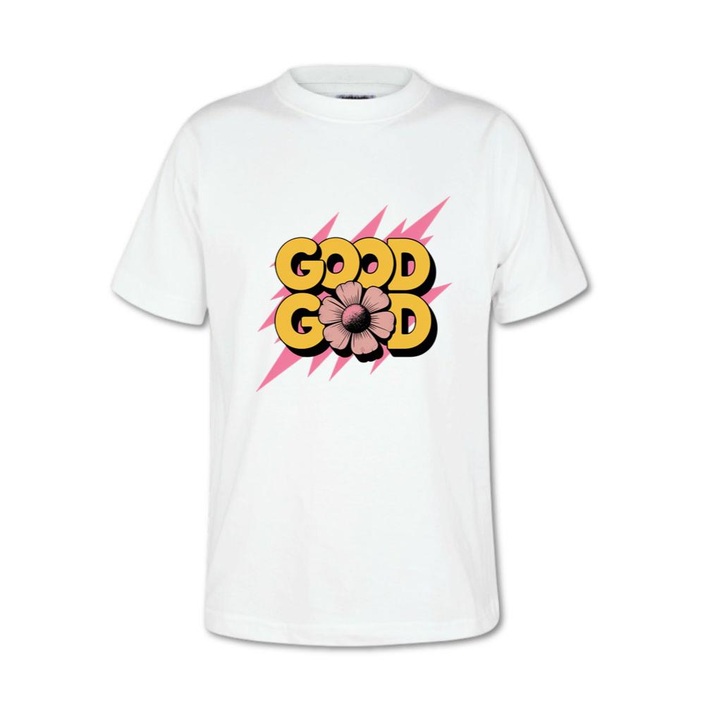 Good Good Retro Bold Text Graphic T-Shirt