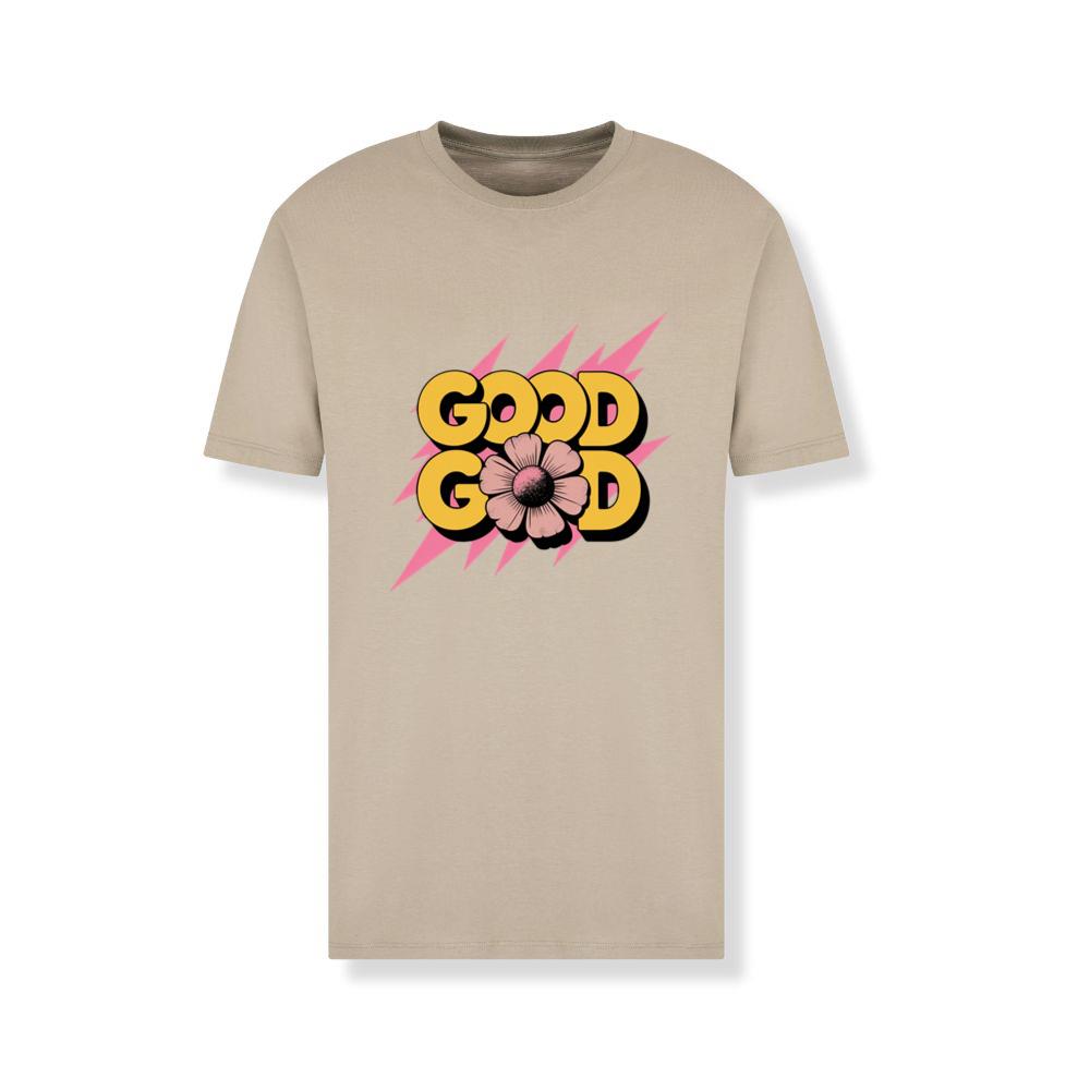 Good Good Retro Bold Text Graphic T-Shirt