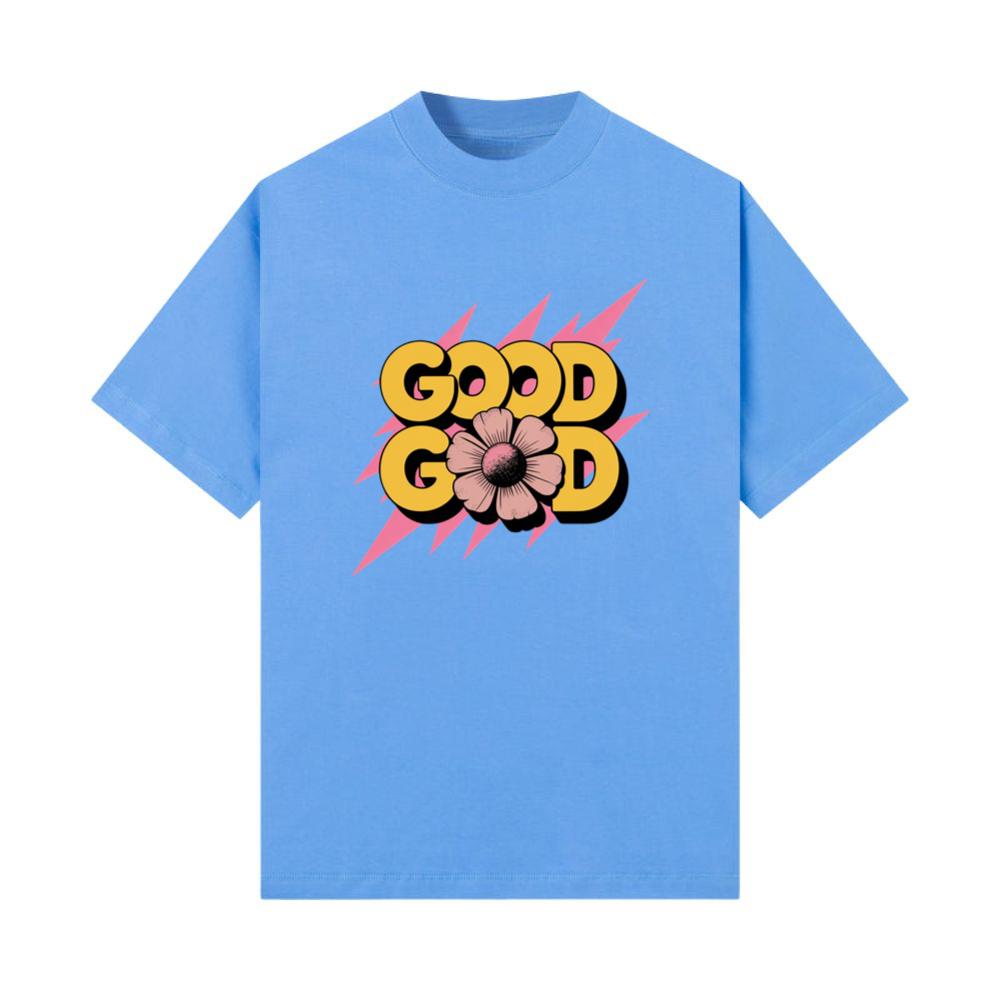 Good Good Retro Bold Text Graphic T-Shirts