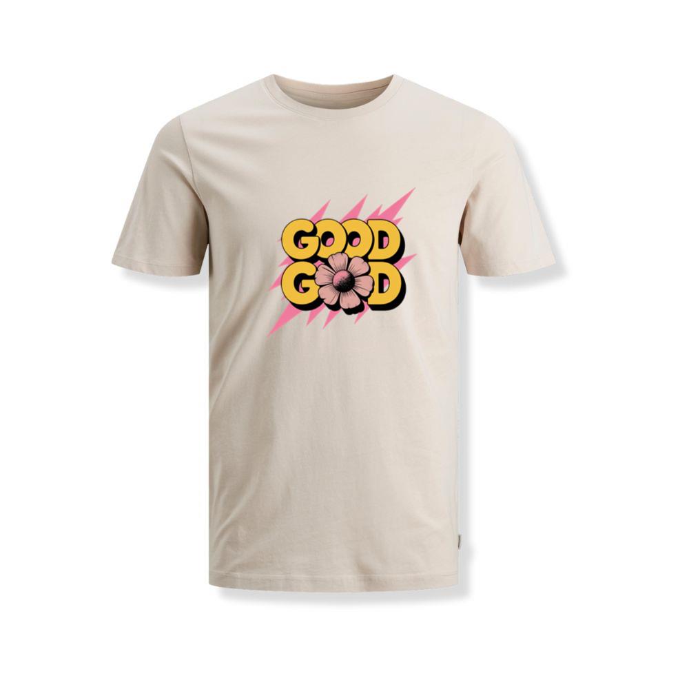 Good Good Retro Bold Text Graphic T-Shirts