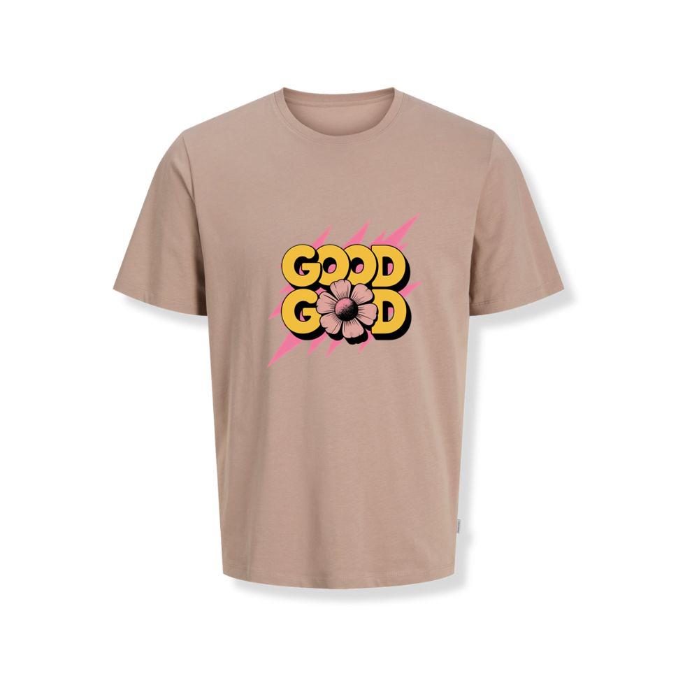 Good Good Retro Bold Text Graphic T-Shirts