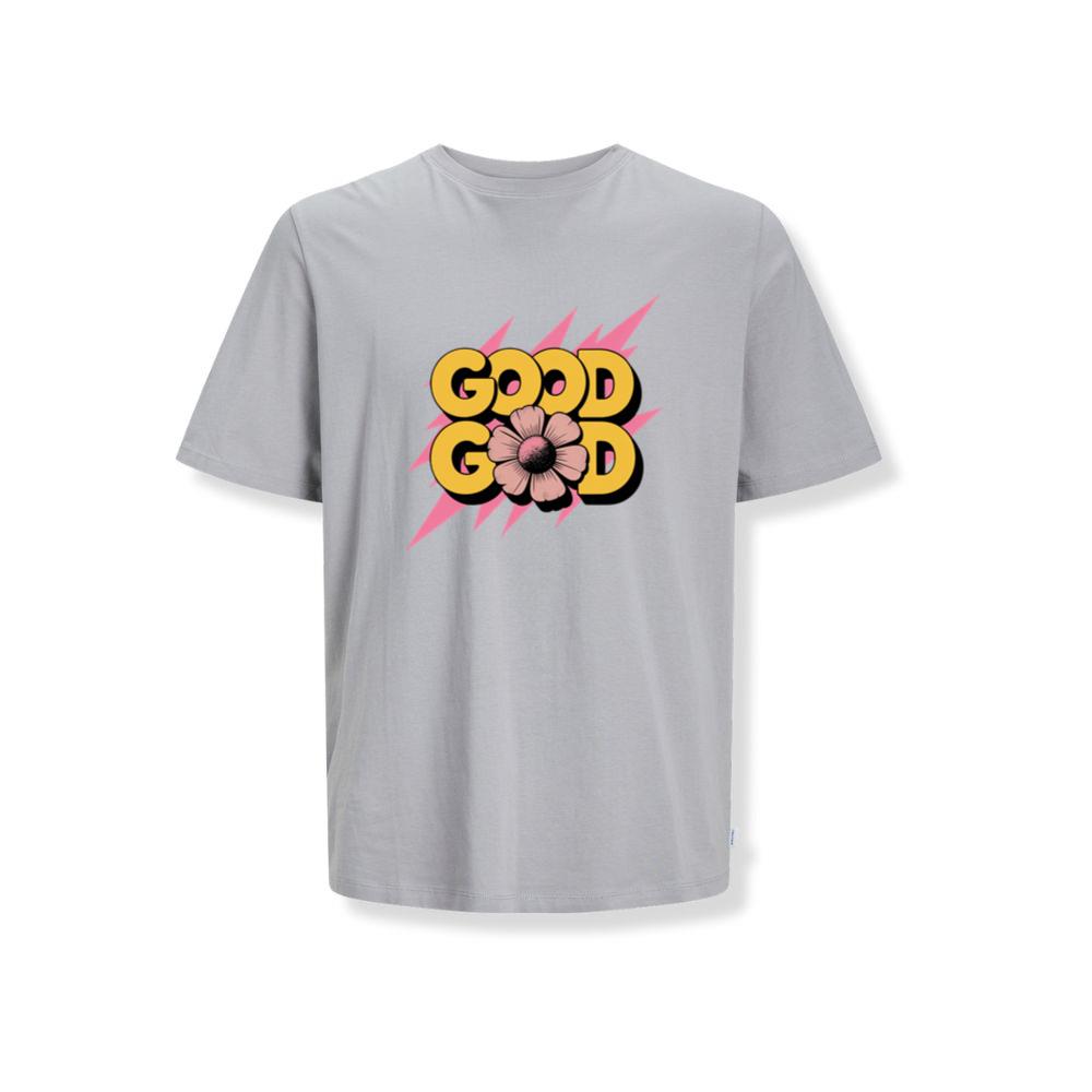 Good Good Retro Bold Text Graphic T-Shirts
