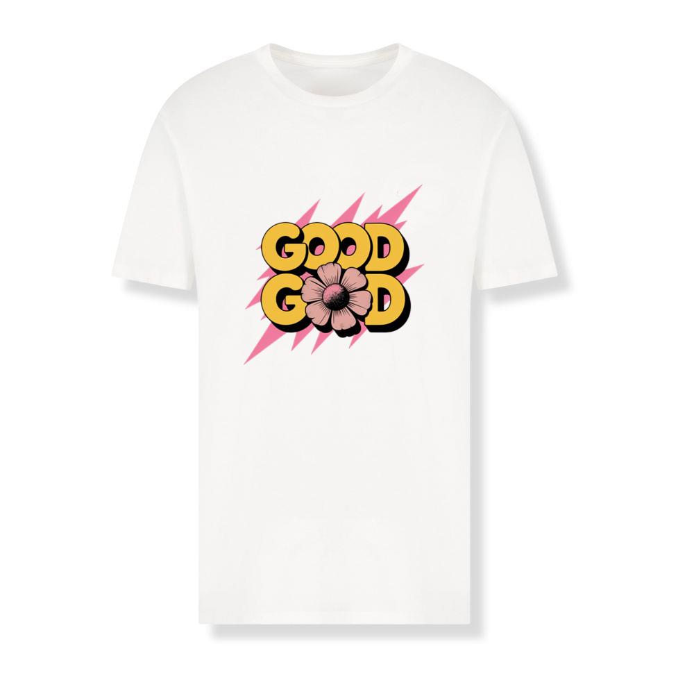 Good Good Retro Bold Text Graphic T-Shirts