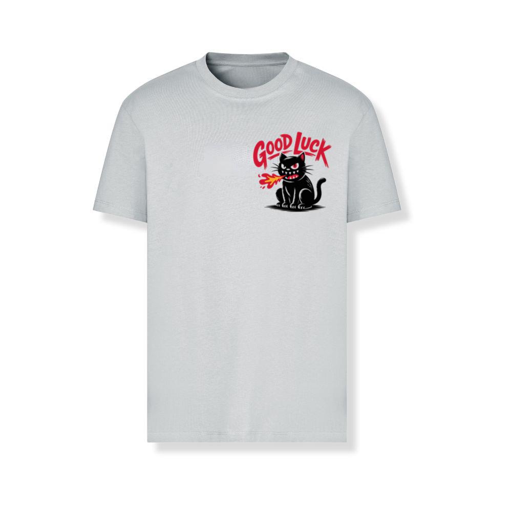 Good Luck Black Cat Vintage Style Graphic T-Shirts