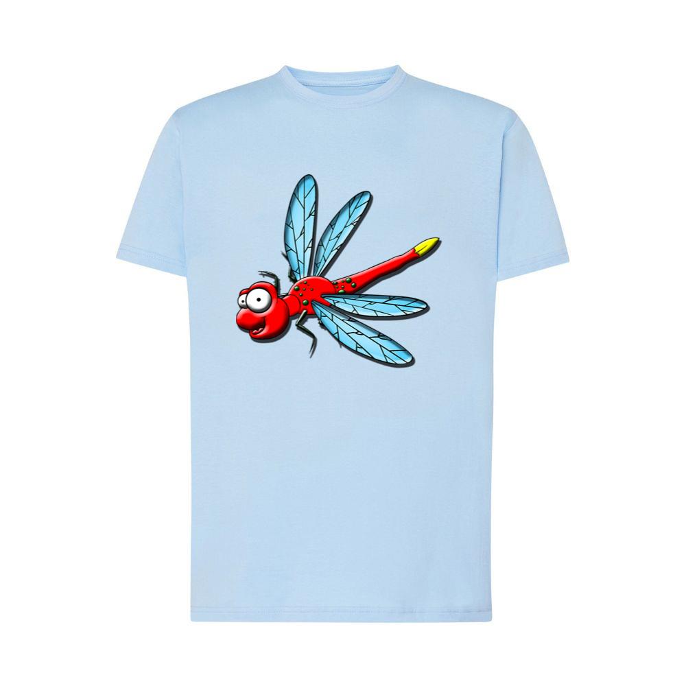 Goofy Red Dragonfly With Wings T-Shirts