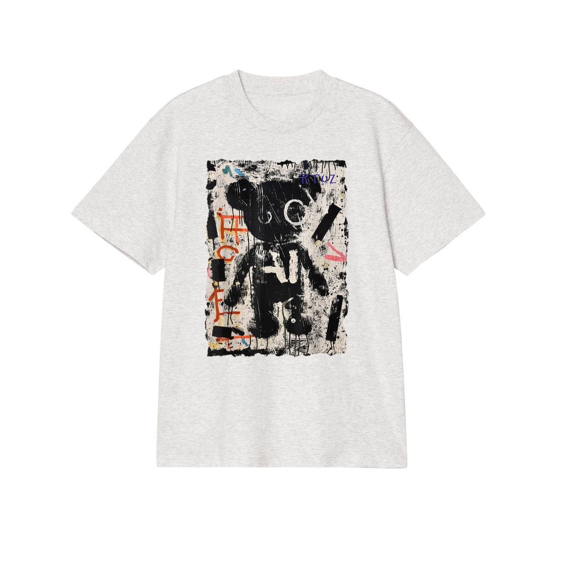Graffiti Teddy Bear Edgy Vintage Retro Streetwear Teddy T-Shirt