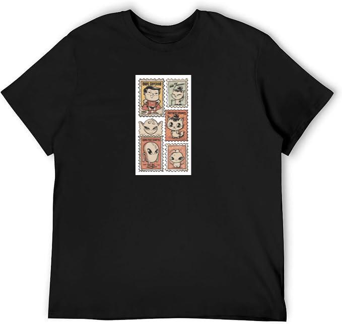 Graphic Stamp Set with Comic Aesthetic T-Shirts