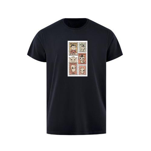 Graphic Stamp Set with Comic Aesthetic T-Shirts