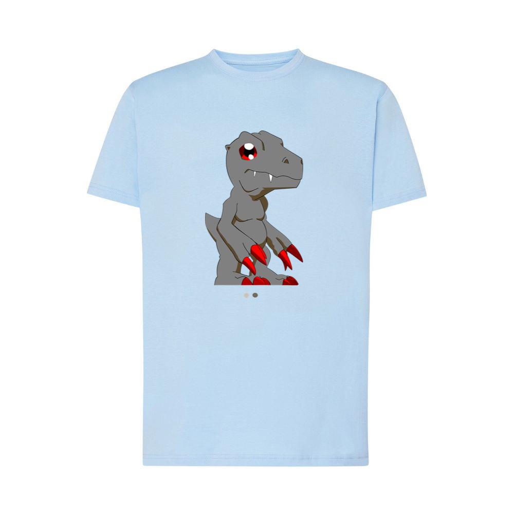 Gray Cartoon Dinosaur With Claws T-Shirts