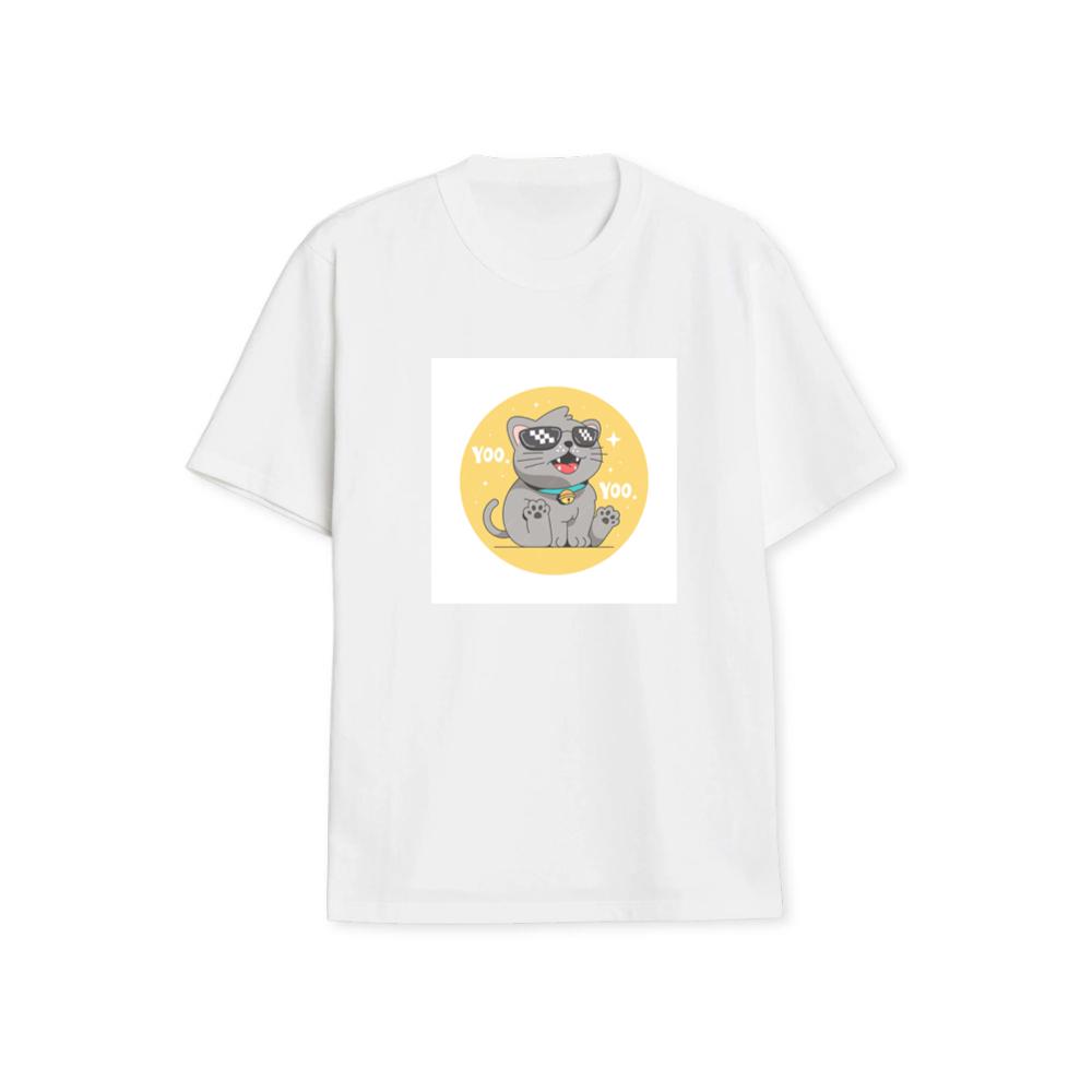 Gray Cat with Sunglasses T-Shirts