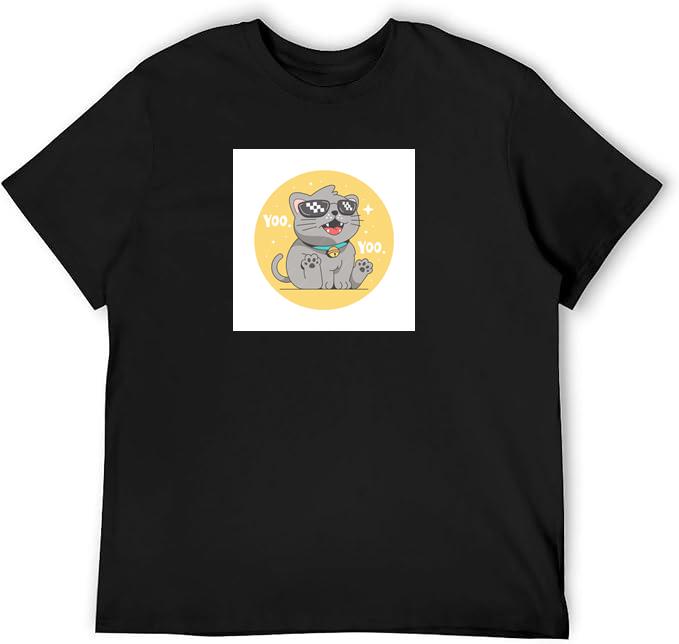 Gray Cat with Sunglasses T-Shirts