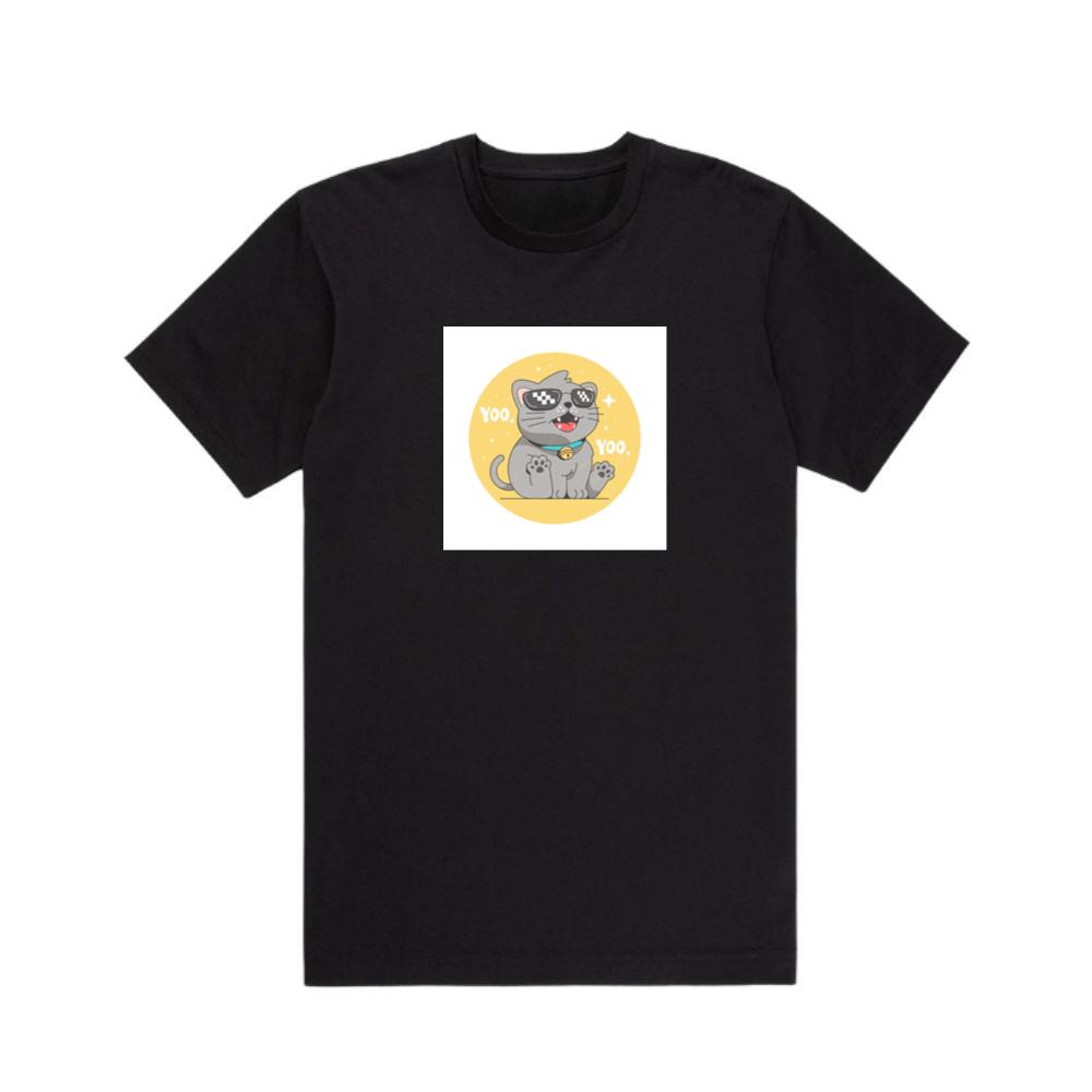 Gray Cat with Sunglasses T-Shirts