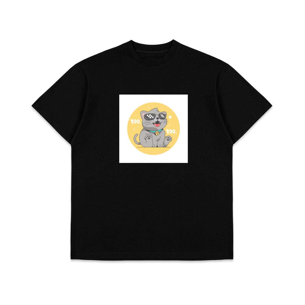Gray Cat with Sunglasses T-Shirts