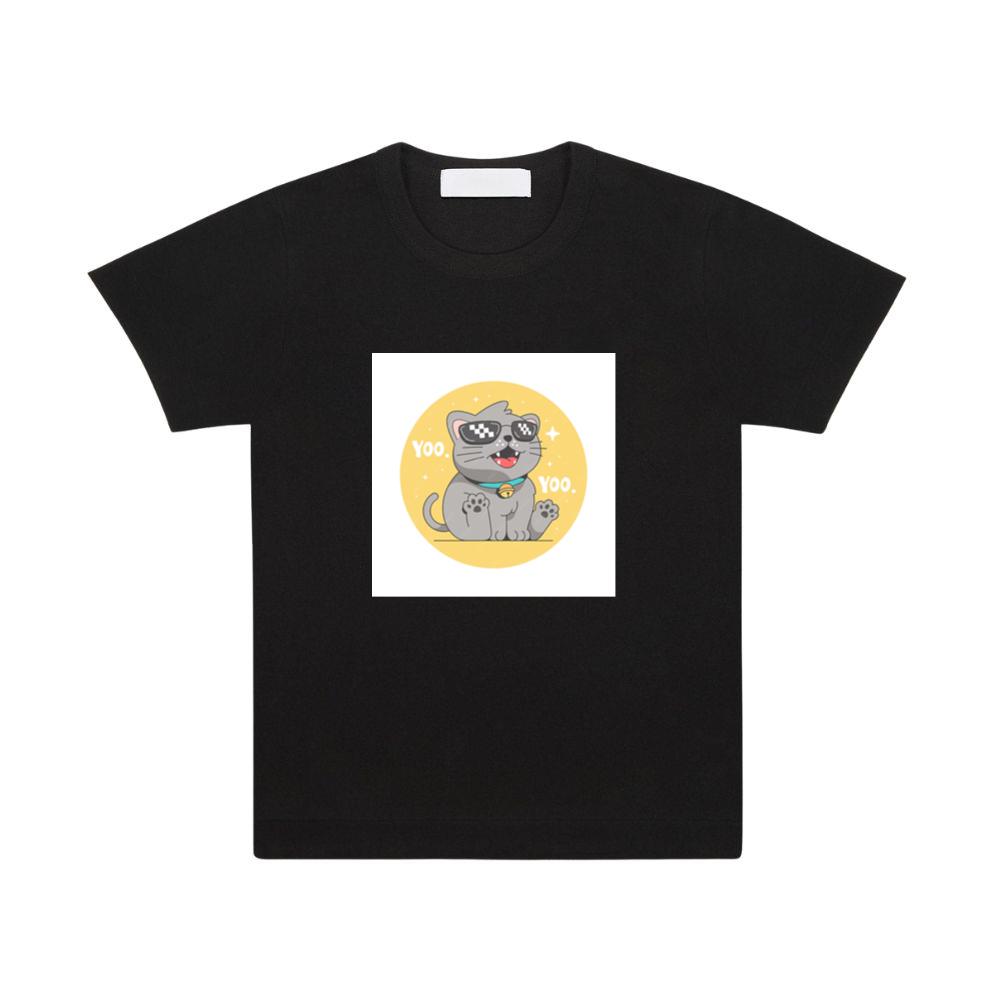 Gray Cat with Sunglasses T-Shirts