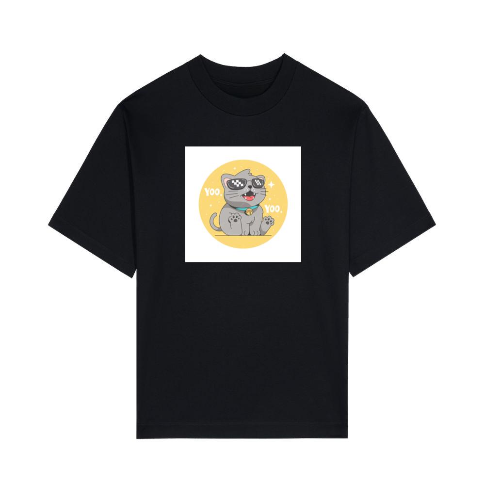 Gray Cat with Sunglasses T-Shirts