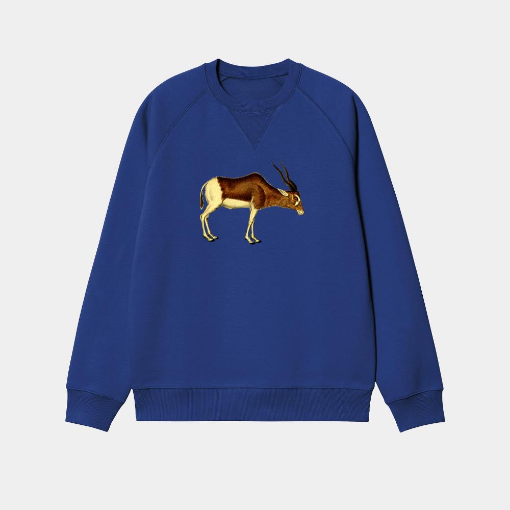 Grazing Brown Horned Antelope Sweatshirt