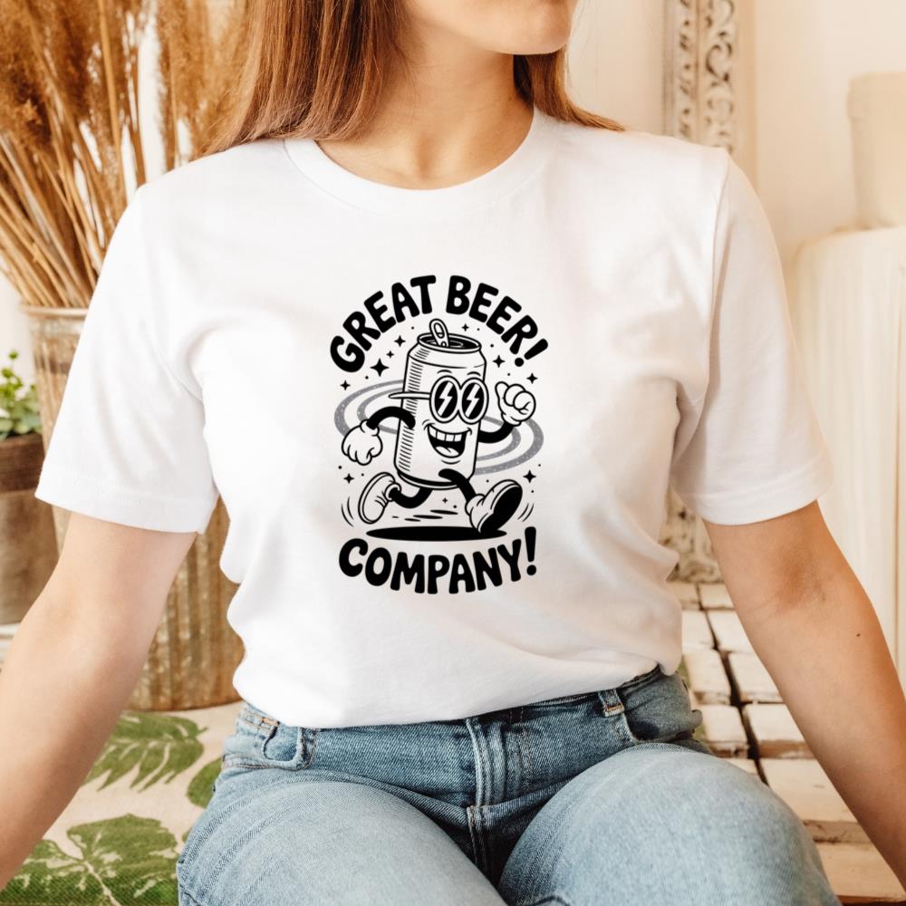 Great Beer Company Retro Funny Beer Graphic T-Shirt