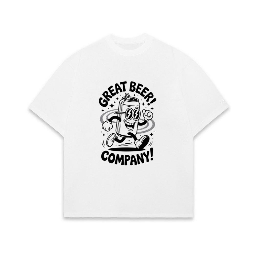 Great Beer Company Retro Funny Beer Graphic T-Shirt
