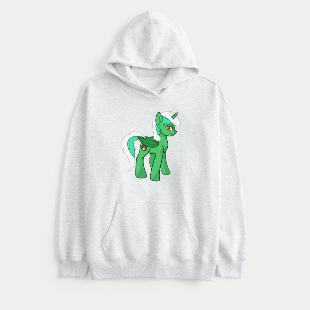 Green Fire Pony Hoodie