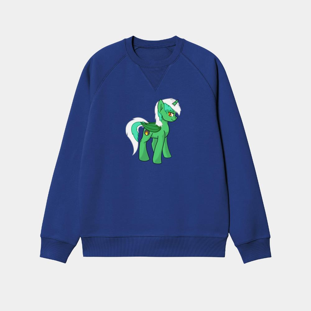 Green Fire Pony Sweatshirt