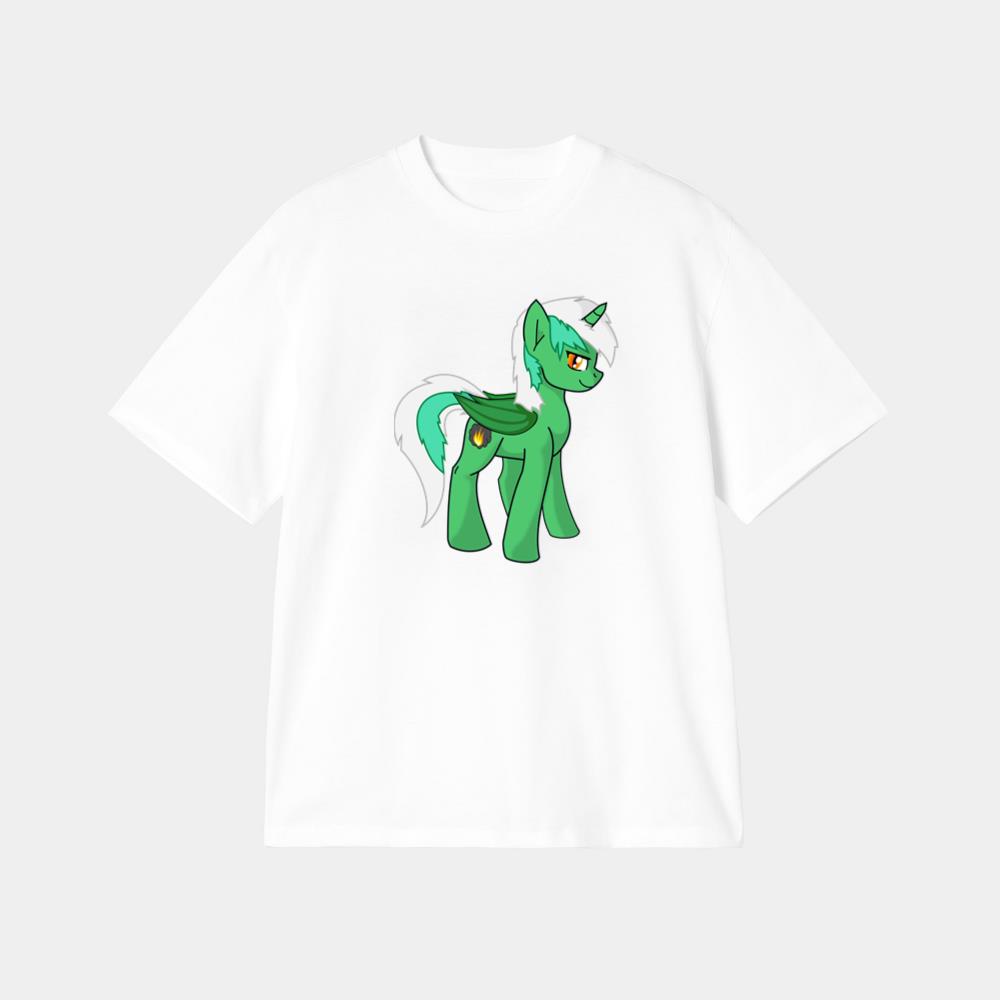 Green Fire Pony T-Shirt