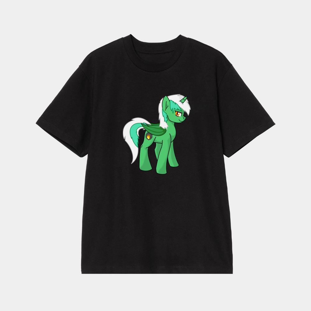 Green Fire Pony T-Shirt