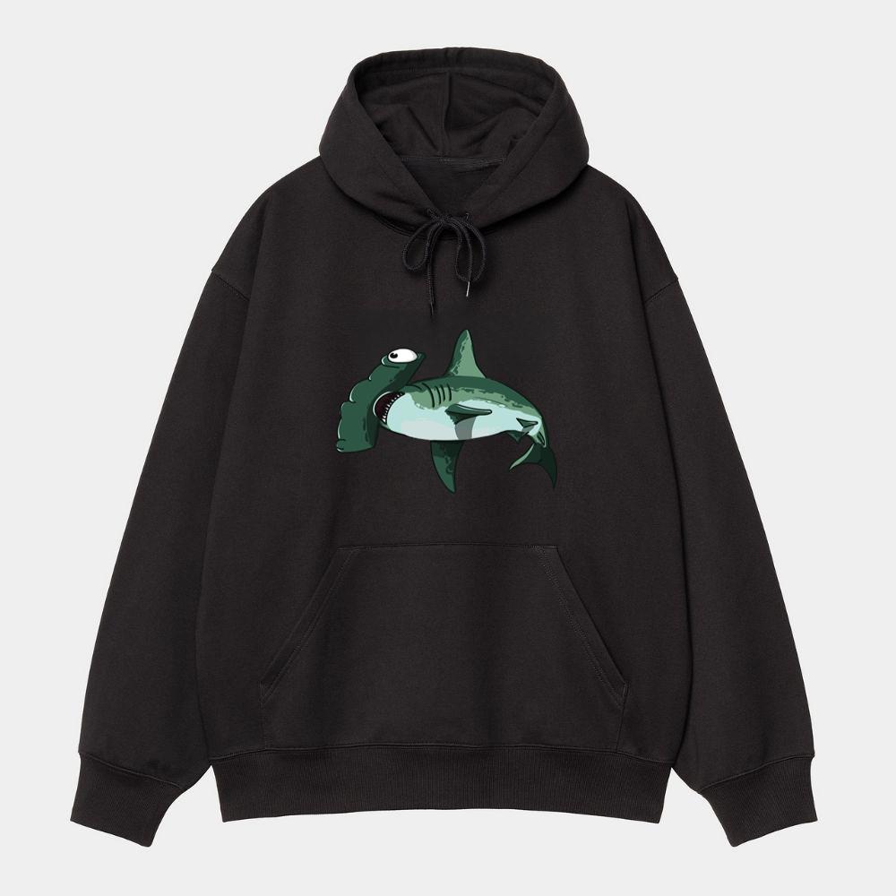 Green Hammerhead Shark cute Hoodie