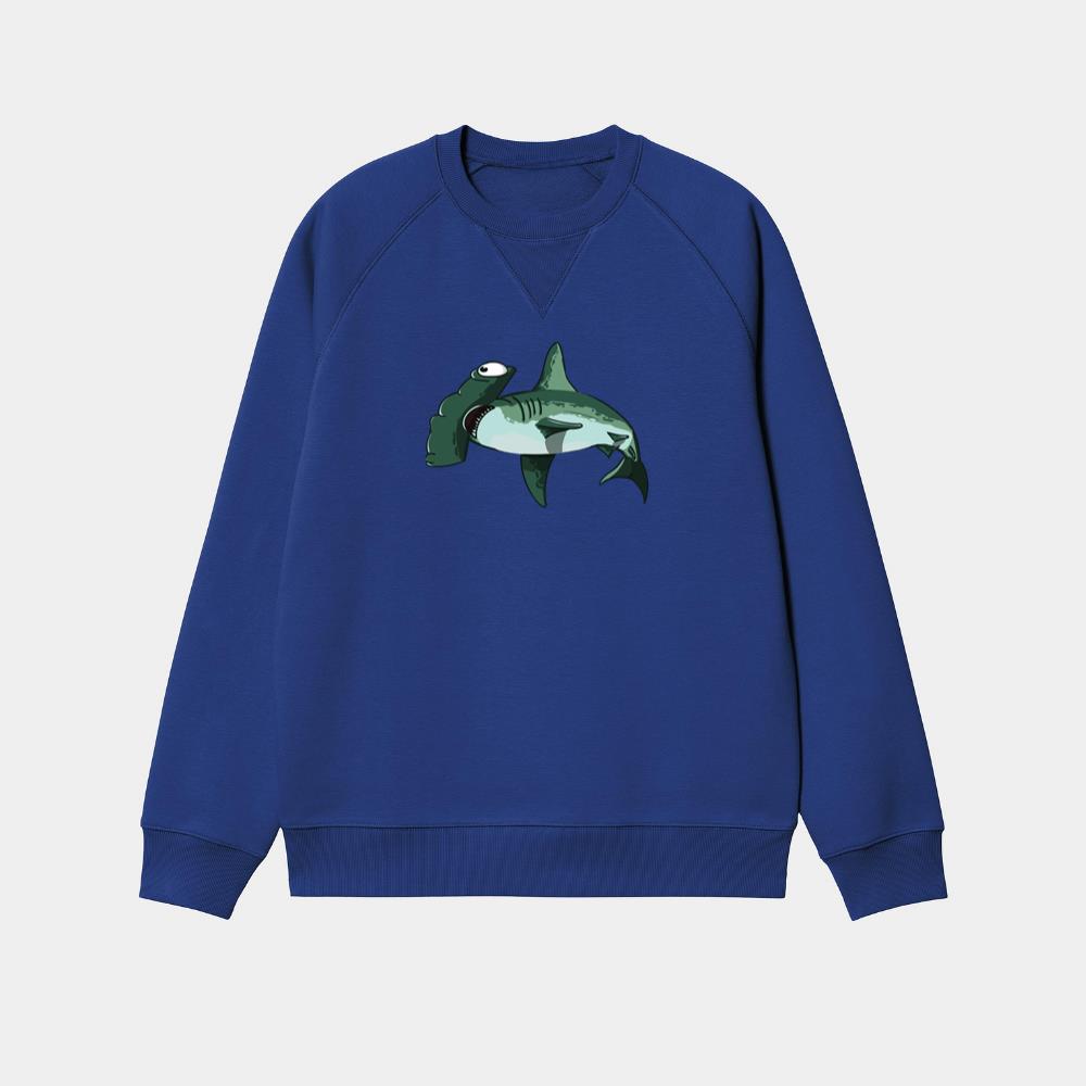 Green Hammerhead Shark cute Sweatshirt