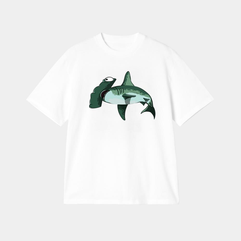 Green Hammerhead Shark cute T-Shirt