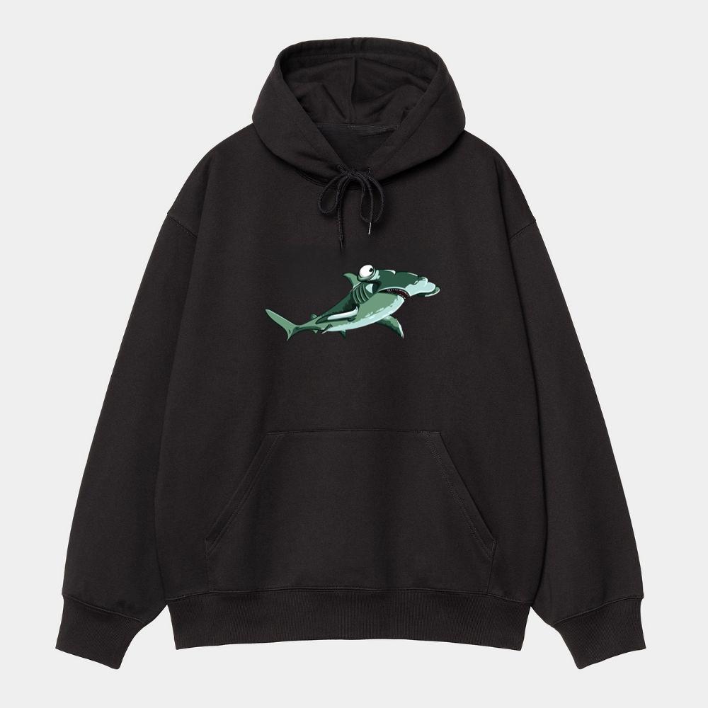 Green Hammerhead Shark Hoodie