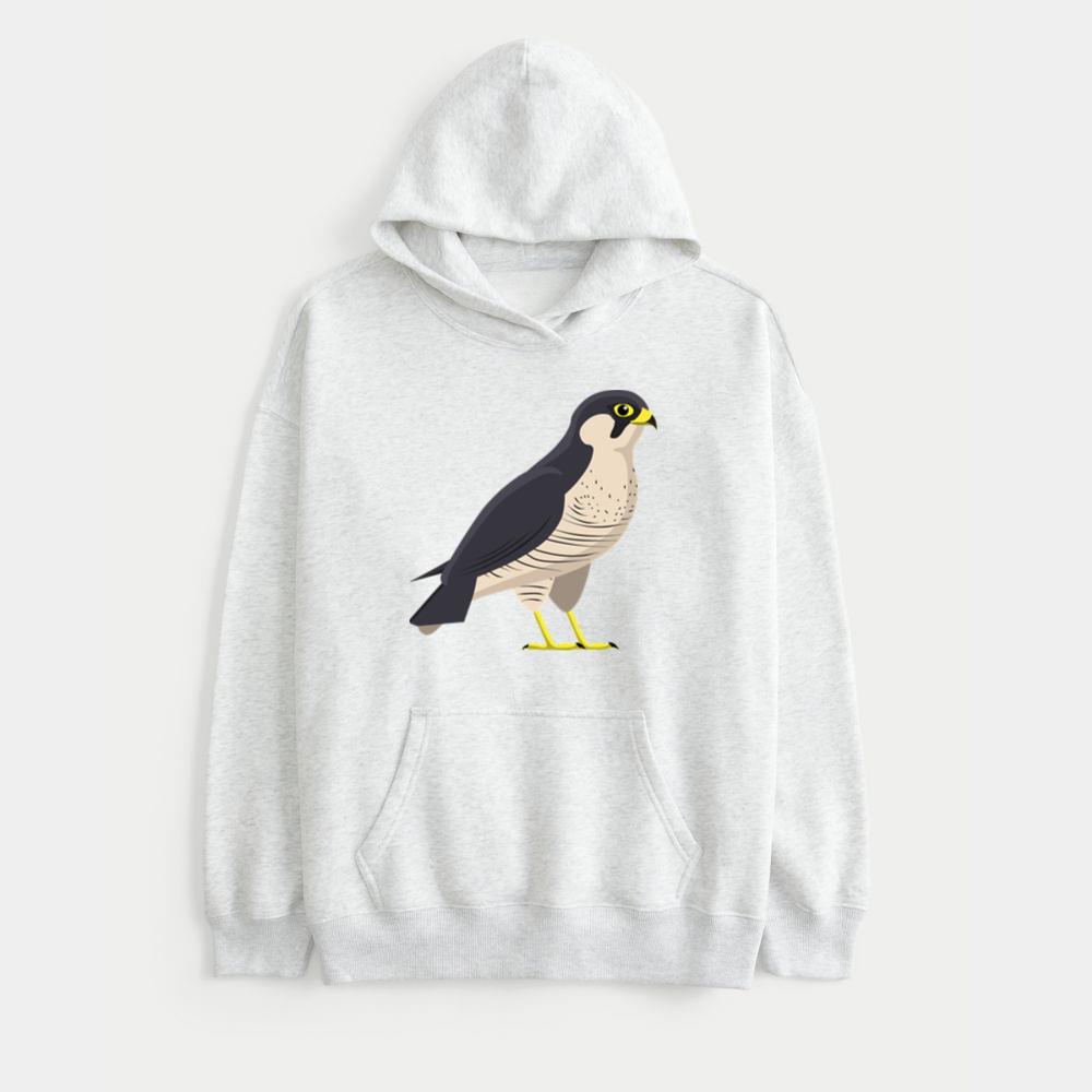 Grey and Yellow Falcon Hoodie