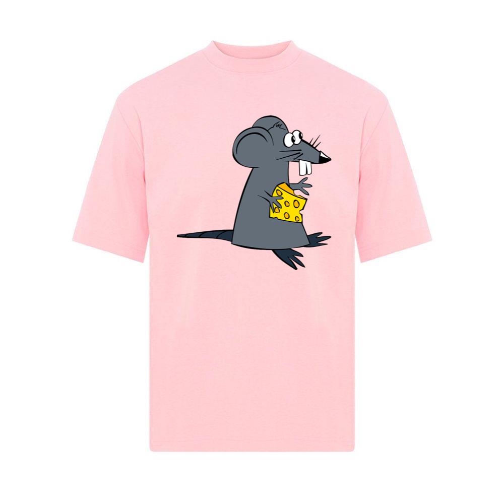 Grey Mouse Loves Cheese T-Shirts