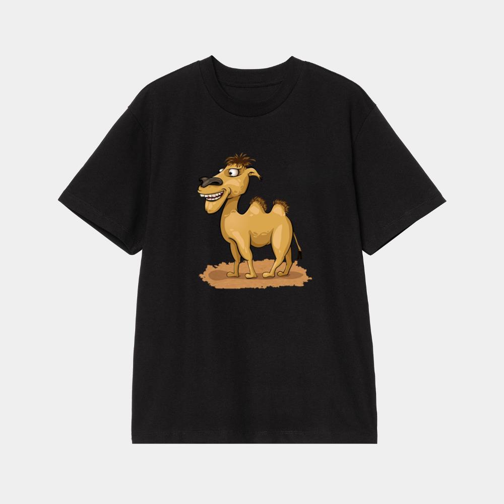 Grinning Standing Cartoon Camel T-Shirt