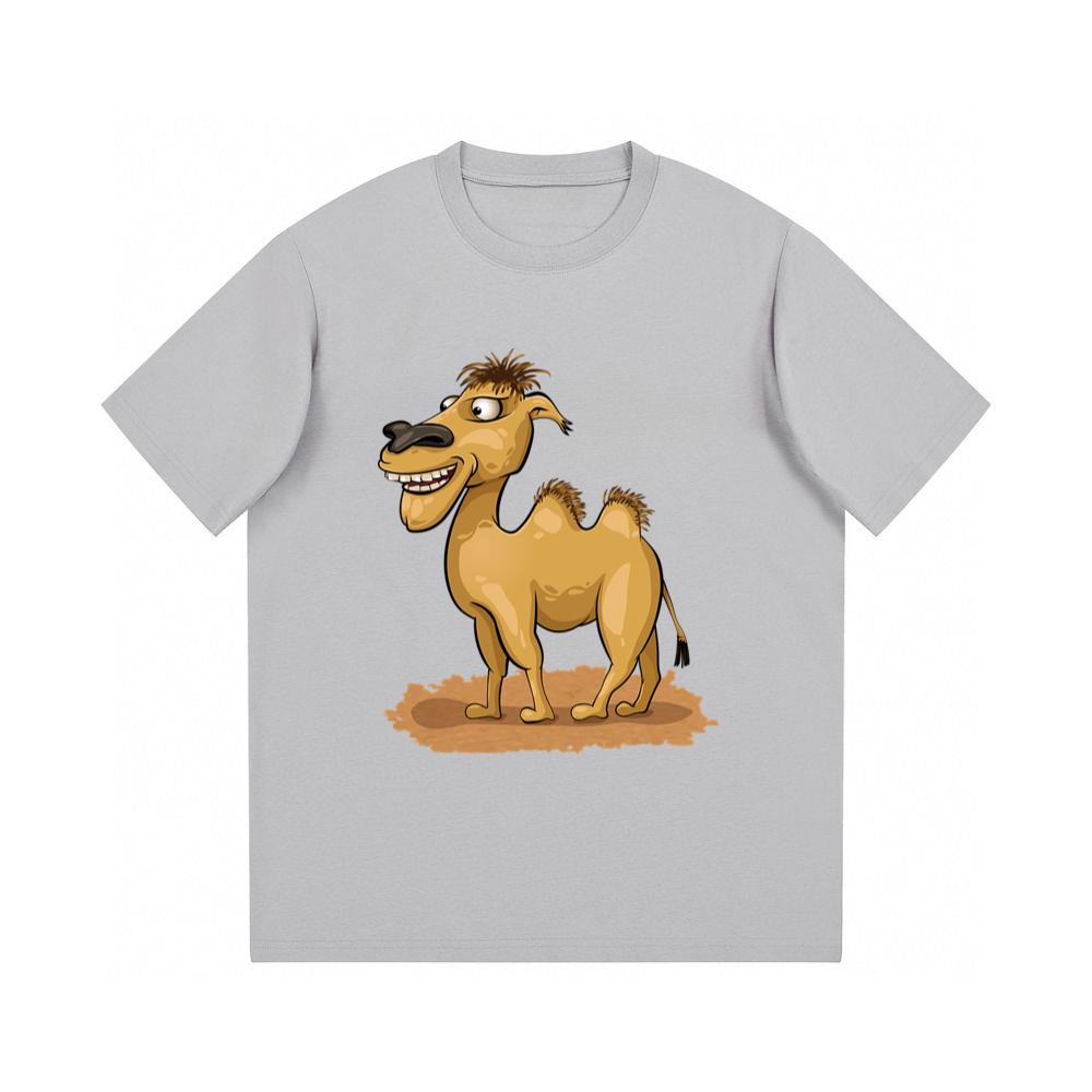Grinning Standing Cartoon Camel TShirts Shopwify