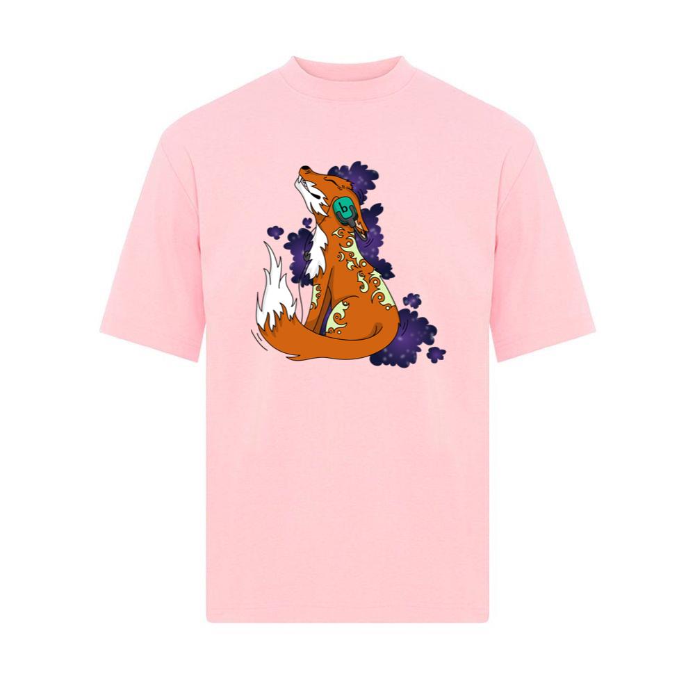 Groovy Patterned Fox Vibes T-Shirts