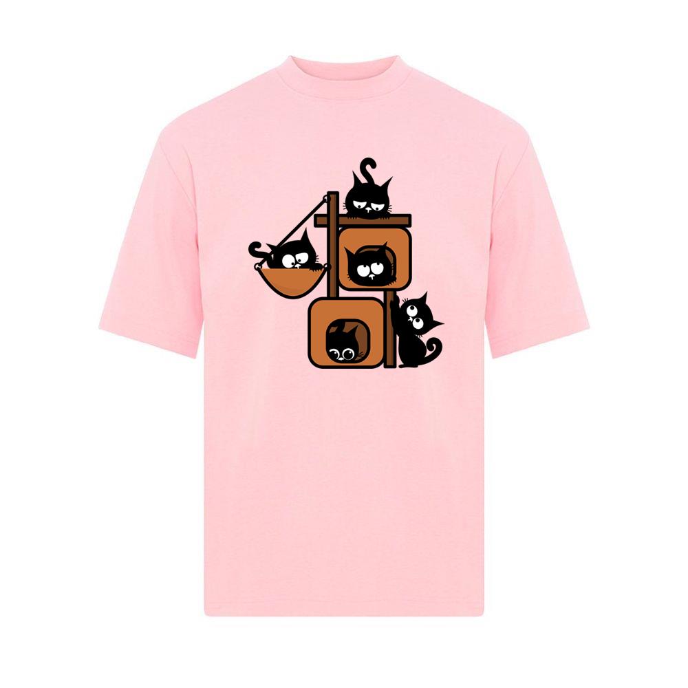 Group Of Cartoon Black Cats T-Shirts