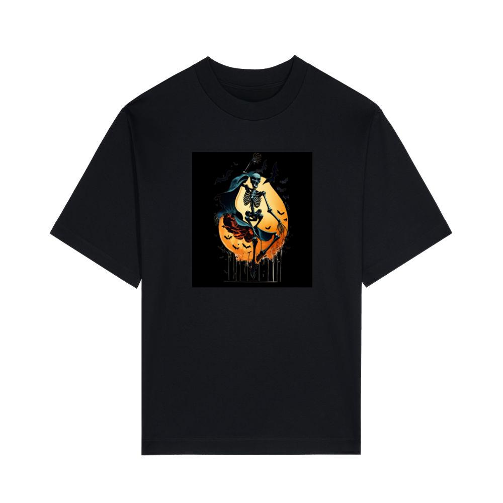 Halloween Bat Skelenton Moon Glow  T-Shirts