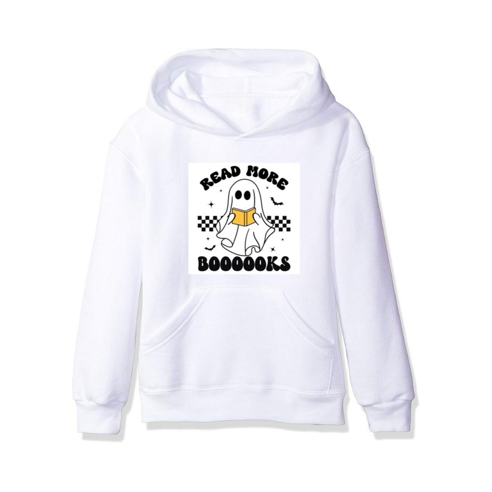 Halloween Bookworm Ghost Hoodies