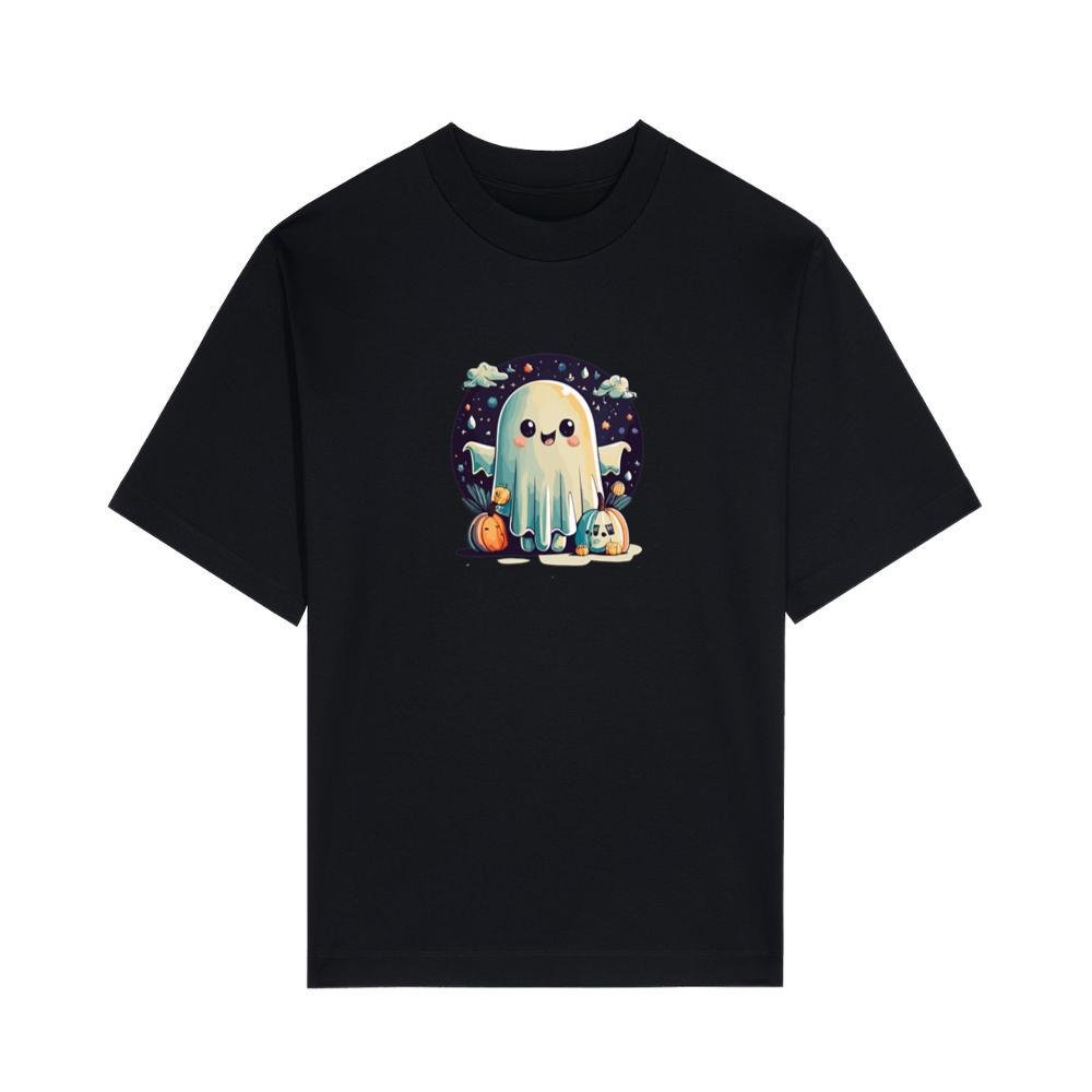 Halloween Funny Ghost With Pumpkin Friends T-Shirts