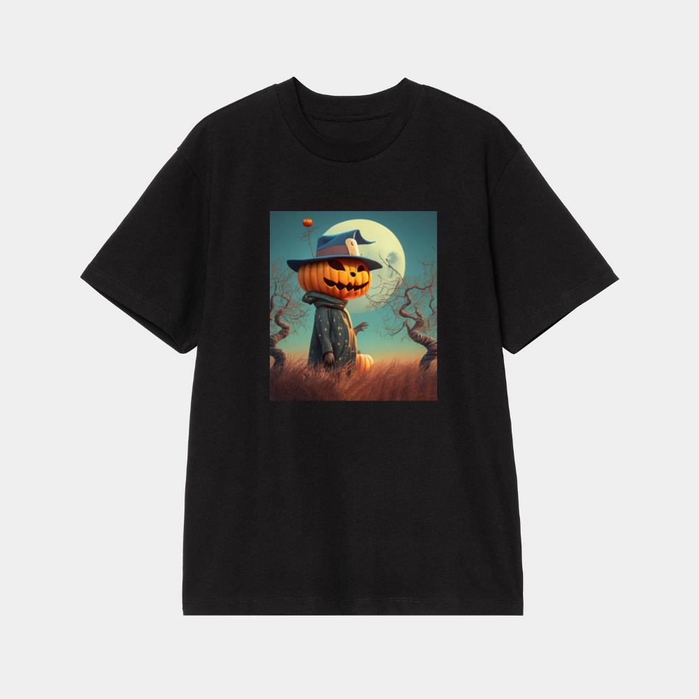 Halloween Pumpkin Magician Night T-Shirt