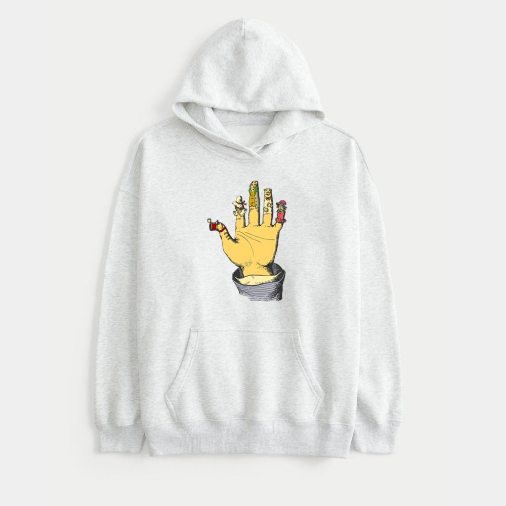 Hand Puppet Finger Family Hoodie