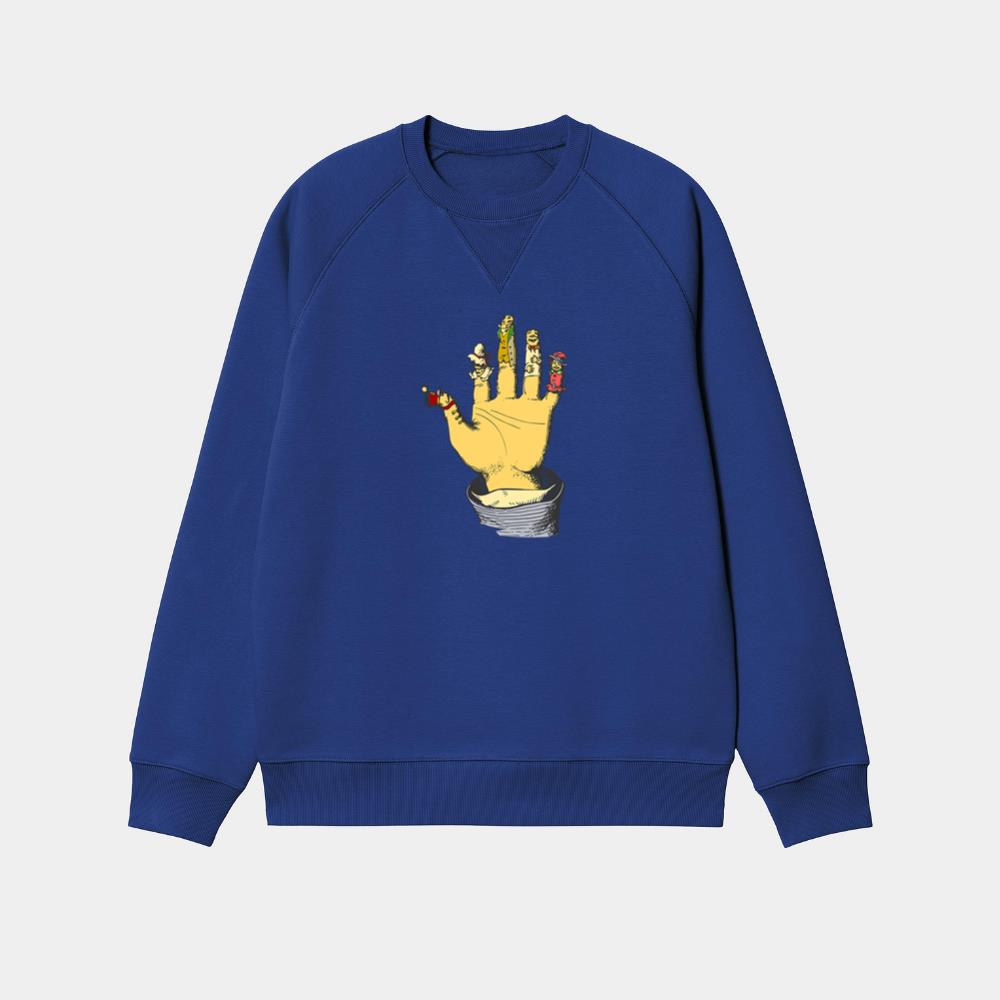 Hand Puppet Finger Family Sweatshirt