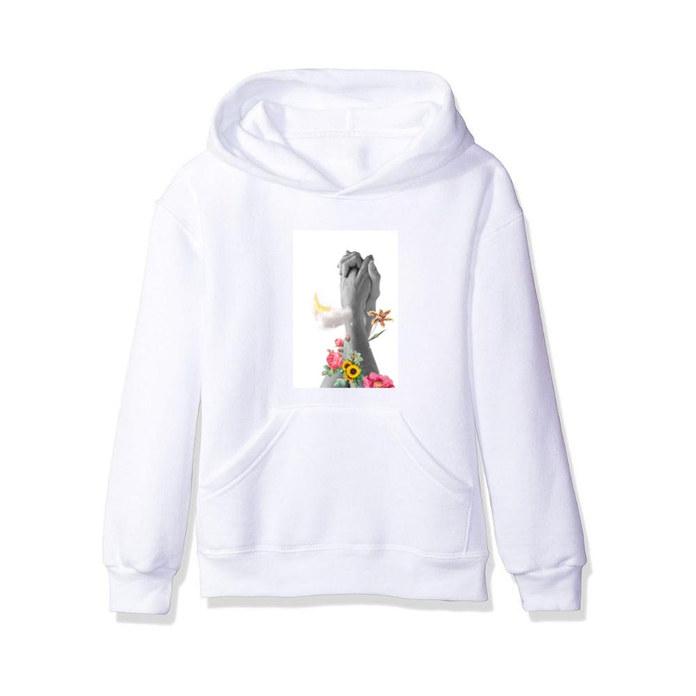 Hands Reaching Towards the Moon Hoodies