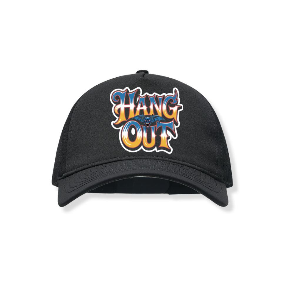 Hang Out Retro Street Graphic Black Hat