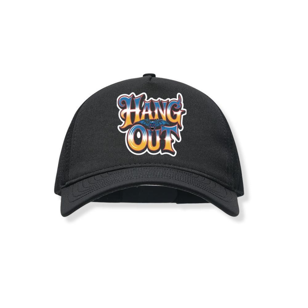 Hang Out Retro Street Graphic Black Hat