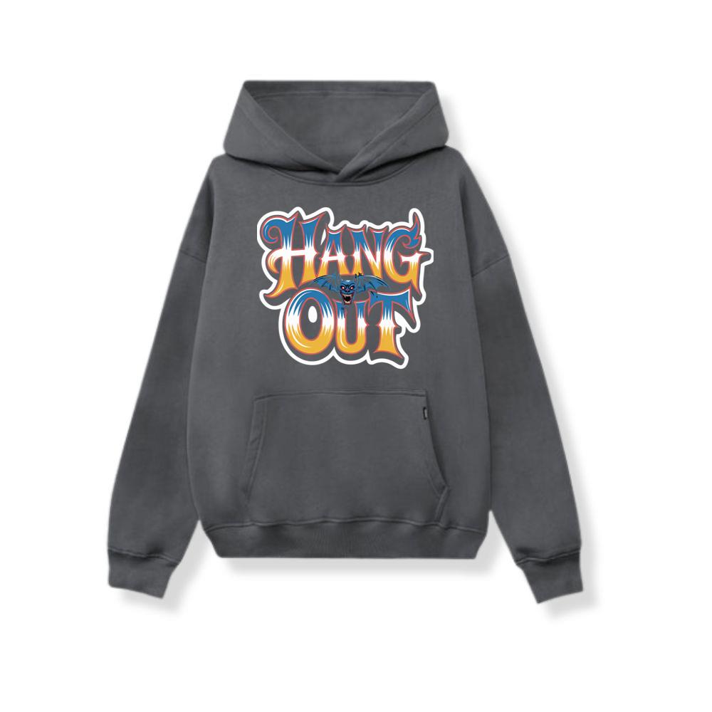 Hang Out Retro Street Graphic Hoodie - Image 3