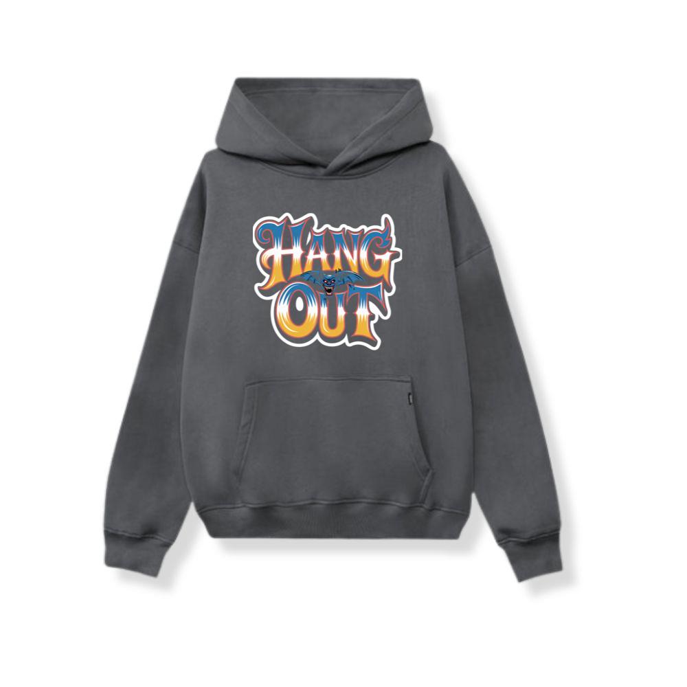 Hang Out Retro Street Graphic Hoodie - Image 2