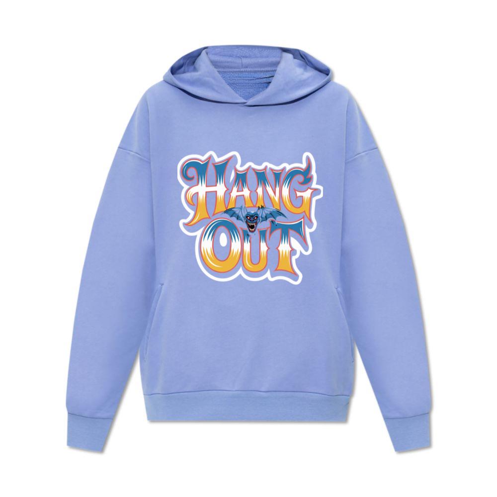 Hang Out Retro Street Graphic Hoodie